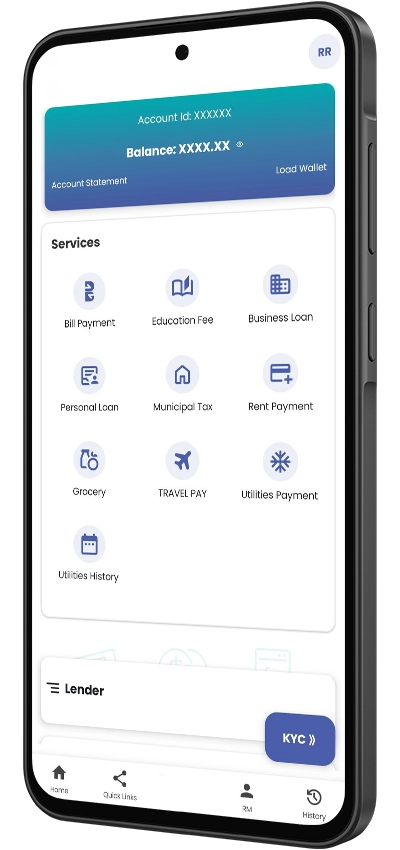 Right Side Mobile App FinReliable DigiTech